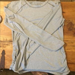 Grey and white energy zone long sleeve